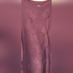 Dark purple sweater